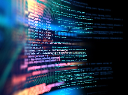Photo de fond d'un code JavaScript.