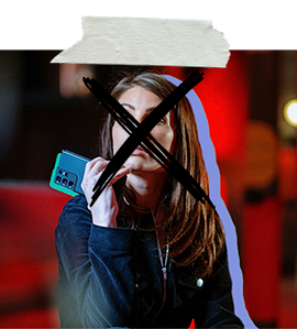 Photo barrée de la youtubeuse Silent Jill