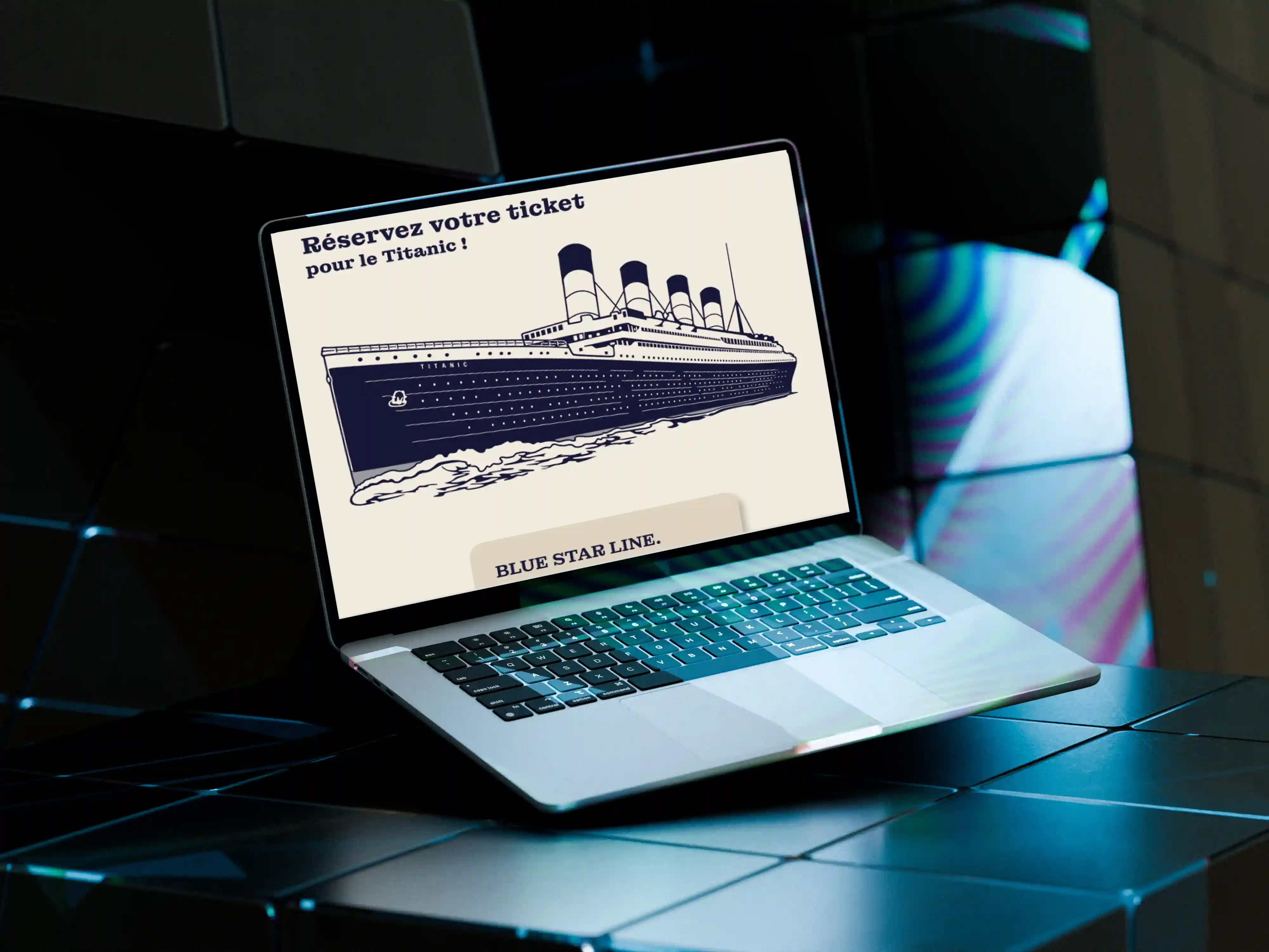 mockup of a website called Dataplay